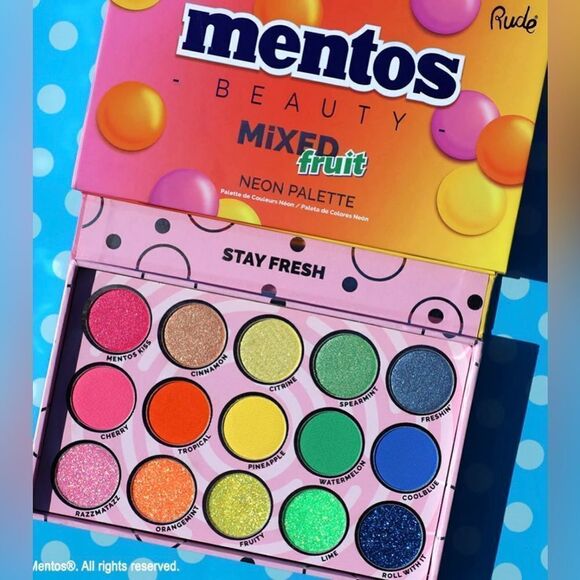 NIB/NWT Rude Cosmetics
Mentos Beauty Mixed Fruit Neon Palette - Picture 12 of 14